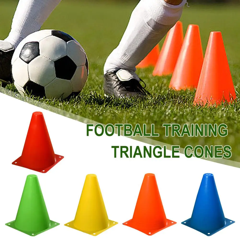 

10pcs Soccer Training Sign Bucket Pressure Resistant Marker Outdoor Basketball Sports Cones Training Football Discs Accesso L7x2