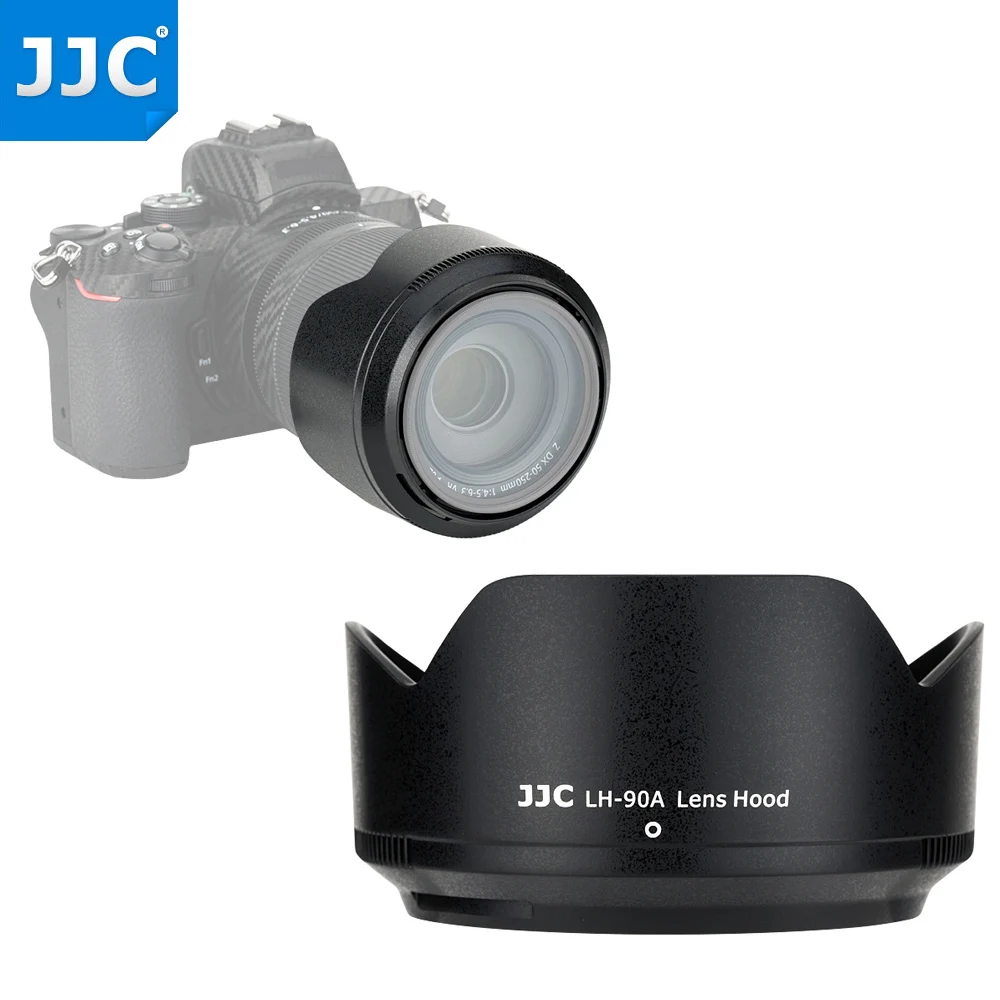 

JJC Petal Style Lens Hood For Nikon Nikkor Z DX 50-250mm F4.5-6.3 VR Lens Z 50mm F1.8 S Lens Replaces Nikon HB-90A Lens Shade