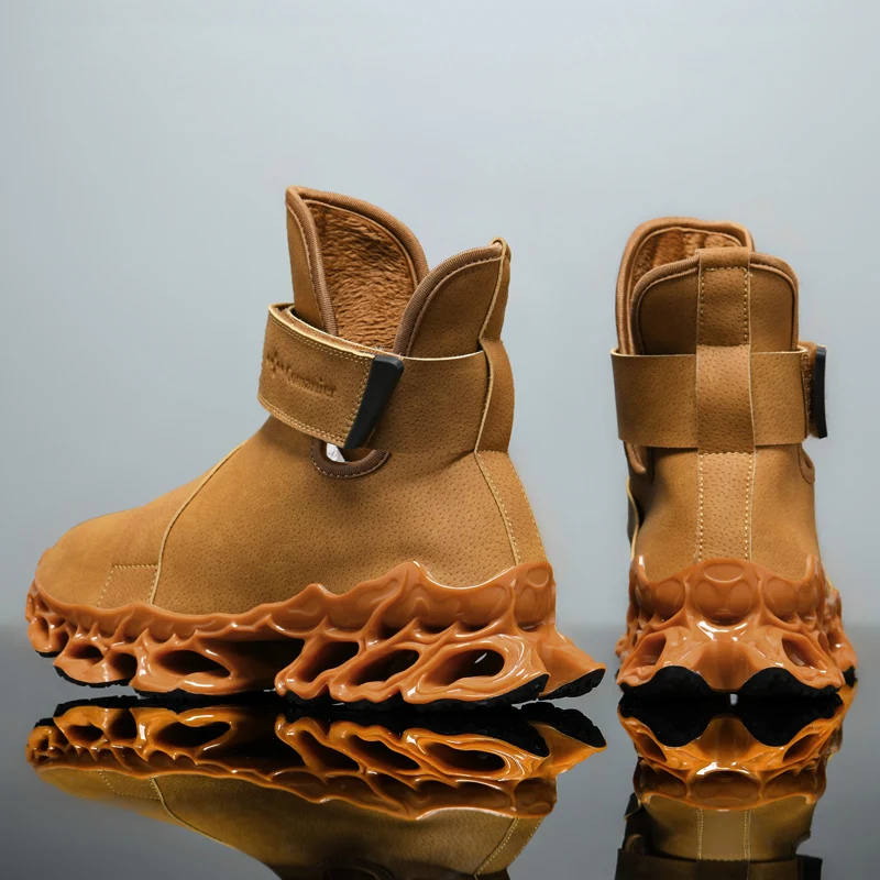 Winter Keep Warm Sneakers Men High-top Blade Running Shoes Men Ourdoor Snow Boots Plush Platform Ankle Boots Cotton Padden Shoes
Winter Keep Warm Sneakers Men High-top Blade Running Shoes Men Ourdoor Snow Boots Plush Platform Ankle Boots Cotton Padden Shoes