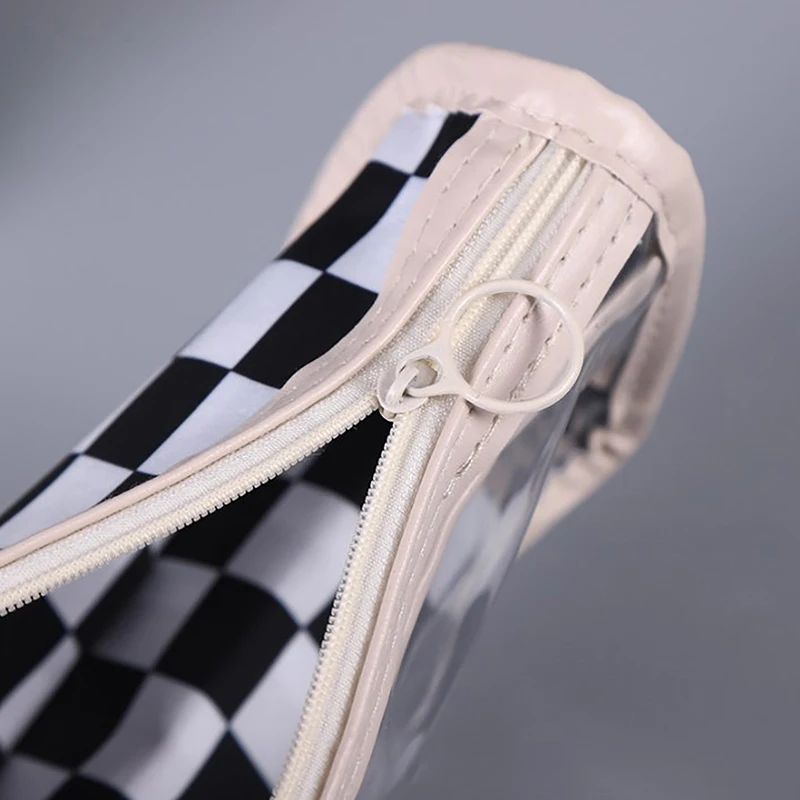 1PC Lattice Pencil Bag Checkerboard Pattern Pen Case Transparent Waterproof Storage Pouch For Students Kawaii Stationery School
1PC Lattice Pencil Bag Checkerboard Pattern Pen Case Transparent Waterproof Storage Pouch For Students Kawaii Stationery School
