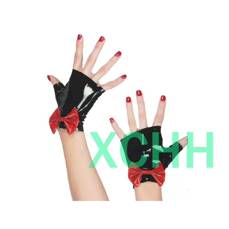 sexy design unisex latex exotic lingerie black with red bows no fingers short wrist gloves club cekc zentai fetish
sexy design unisex latex exotic lingerie black with red bows no fingers short wrist gloves club cekc zentai fetish