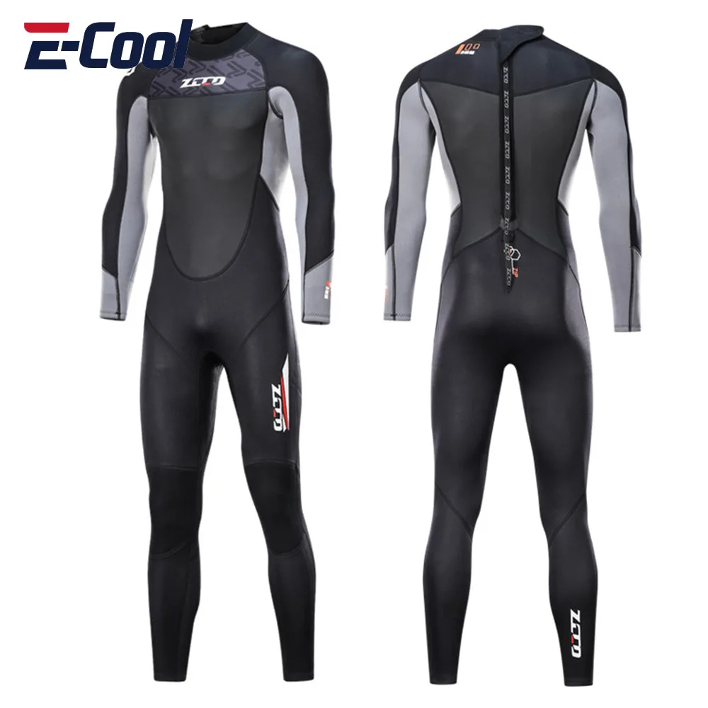 

Scuba Diving Suit for Men 3mm Neoprene Wetsuit Spearfishing Wear Snorkeling Surfing and Swimming One Piece Set Keep Warm Winter