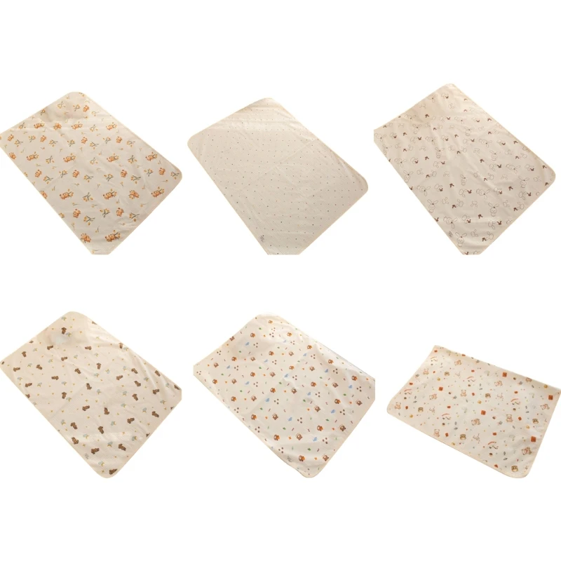 

Baby Diaper Changing Pad for Infant Cotton Diapering Sheet Protector Strong Absorbent Travel Change Mat Liner