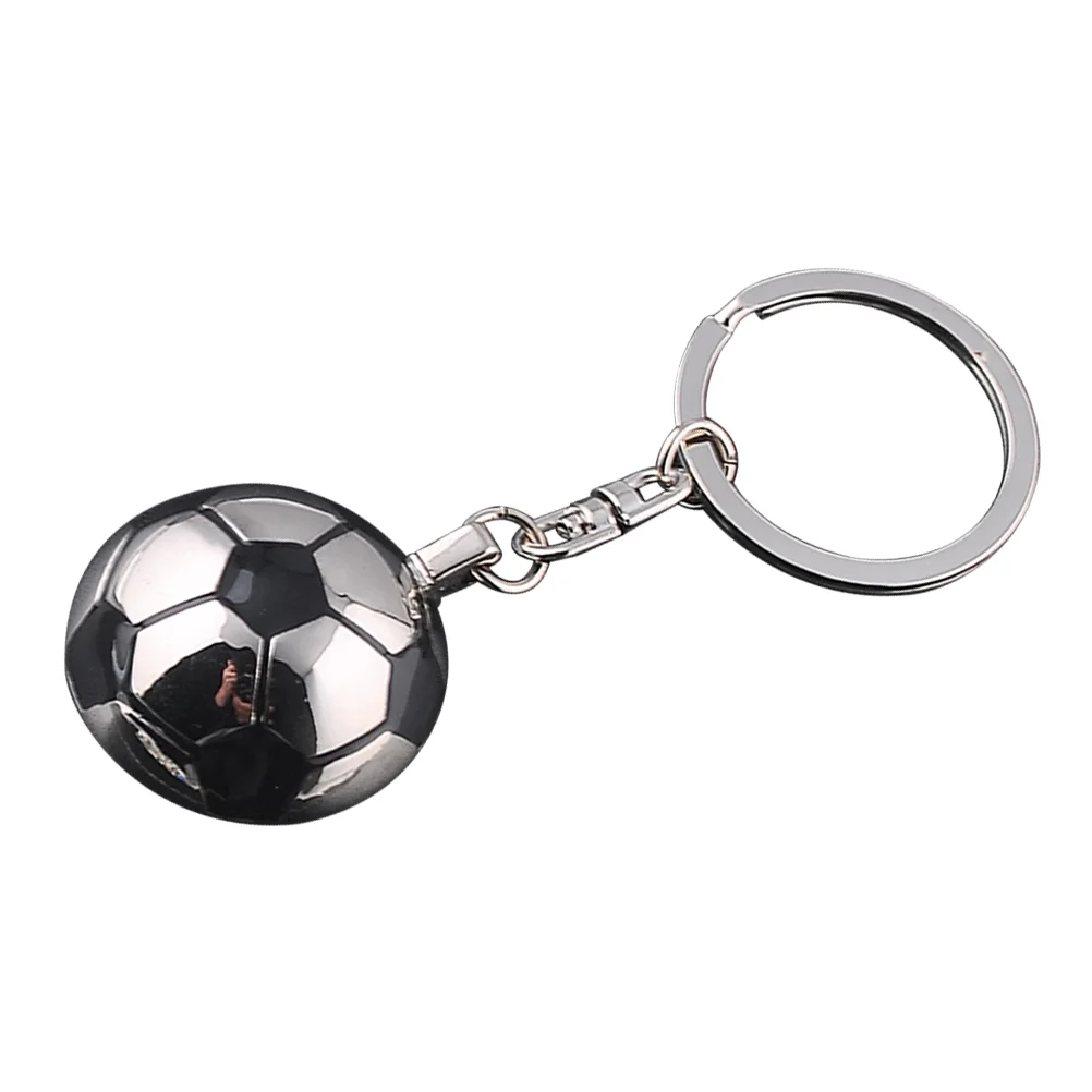 Football Pendant Keyring Creative Metal Soccor Keychain Memorial Keyring Gift (Half Football)
Football Pendant Keyring Creative Metal Soccor Keychain Memorial Keyring Gift (Half Football)