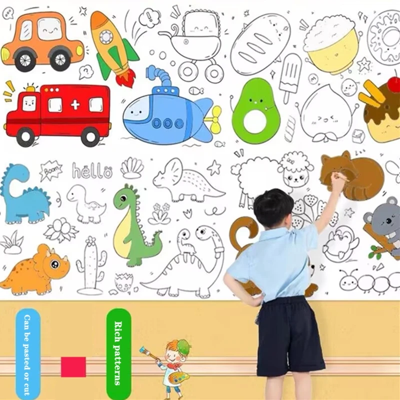 Children's DIY Drawing Roll Sticky Color Filling Paper Graffiti Scroll Coloring Paper Roll for Kids Painting Educational Toys
Children's DIY Drawing Roll Sticky Color Filling Paper Graffiti Scroll Coloring Paper Roll for Kids Painting Educational Toys