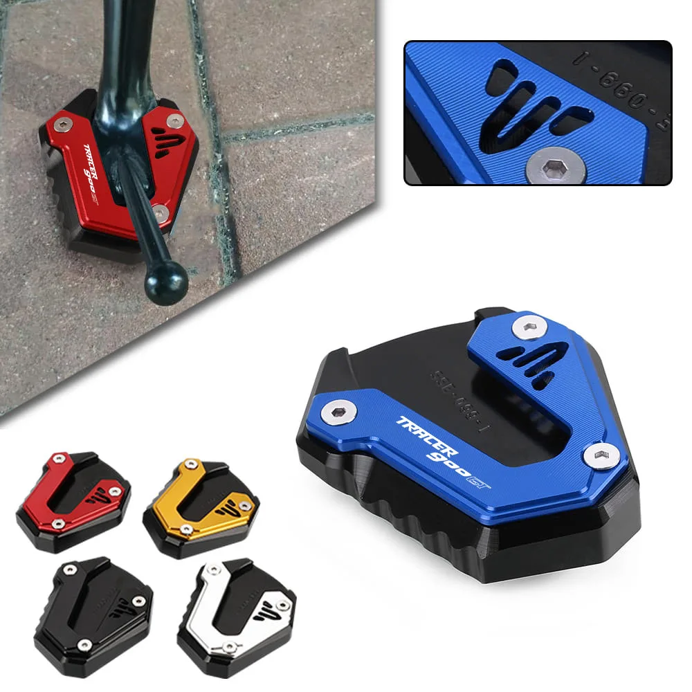Motorcycle CNC Side Stand Enlarger Kickstand enlarge Plate Pad For Yamaha TRACER900 TRACER 900GT 2014-2022 2023 TRACER 900 Parts
Motorcycle CNC Side Stand Enlarger Kickstand enlarge Plate Pad For Yamaha TRACER900 TRACER 900GT 2014-2022 2023 TRACER 900 Parts