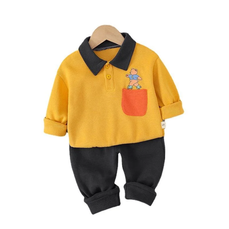 

New Spring Autumn Baby Clothes Children Boys Girls Casual T-Shirt Pants 2Pcs/Sets Toddler Sports Costume Infant Kids Tracksuits