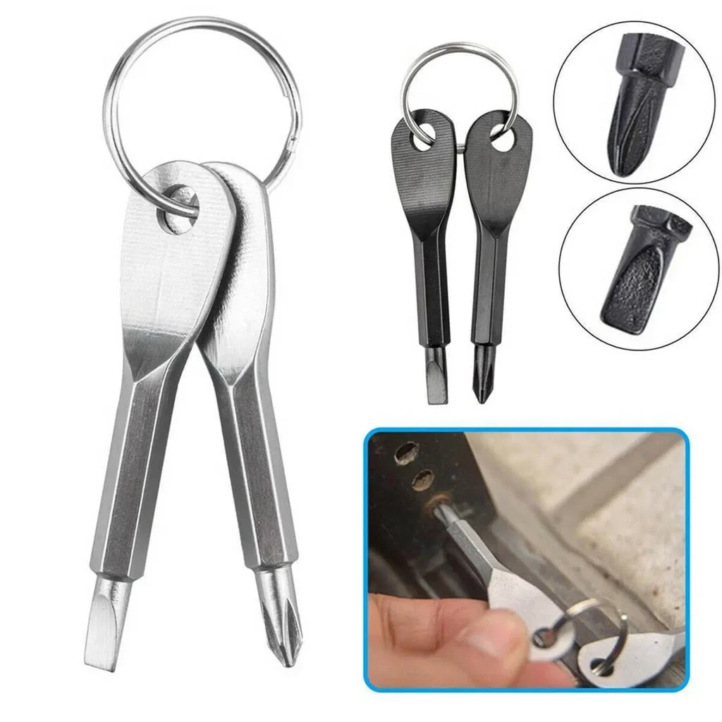 1 Set Stainless Steel Mini EDC Multifunction Screwdriver Key Ring Key Shape Slotted Screwdrivers Keychain Pocket Repair Tool
1 Set Stainless Steel Mini EDC Multifunction Screwdriver Key Ring Key Shape Slotted Screwdrivers Keychain Pocket Repair Tool