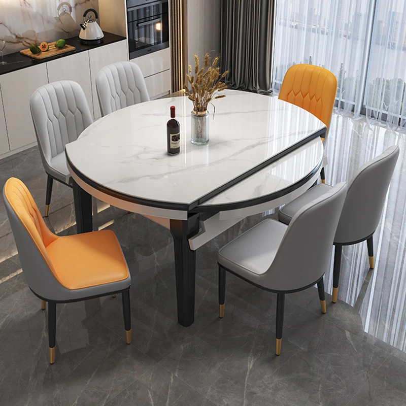 

Luxury Dining Table Accent Meeting Mobile Apartment Dining Table Nordic Console Lounge Muebles Para El Hogar Furniture Sets