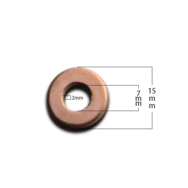 

7-16-2 15-2 Oil Nozzle External Pad Truck Oil Nozzle Copper Pad Boutique External Pad Diesel Common Rail Four Cylinders