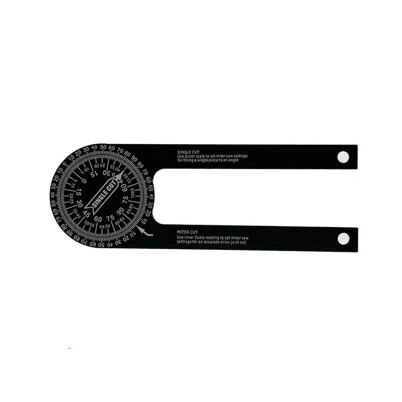 High Precision Aluminum Alloy Protractor Universal Angle Ruler Woodworking Diy Tools, Gage Angle Ruler 0-360 Degrees
High Precision Aluminum Alloy Protractor Universal Angle Ruler Woodworking Diy Tools, Gage Angle Ruler 0-360 Degrees