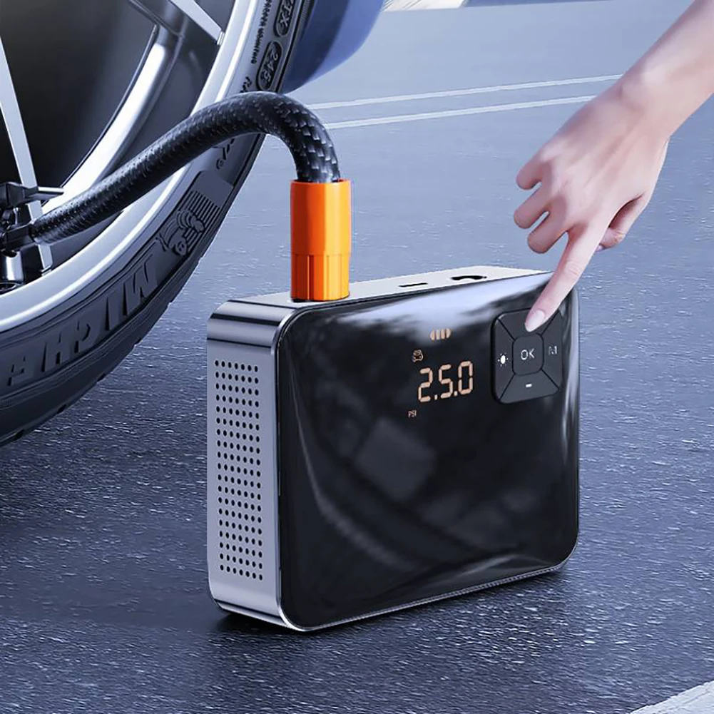 Air Compressor Pump Handheld Smart Lcd Display Tire Inflator Household Portable Cordless Electric Pump
Air Compressor Pump Handheld Smart Lcd Display Tire Inflator Household Portable Cordless Electric Pump
