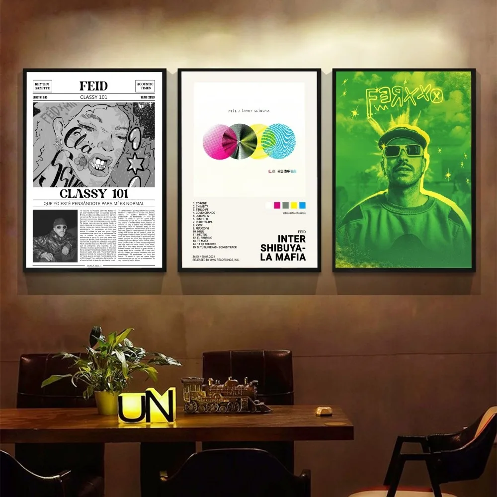 Pop Singer Star Feid Ferxxo Sixdo Feliz Movie Sticky Posters Vintage Room Bar Cafe Decor Nordic Home Decor
Pop Singer Star Feid Ferxxo Sixdo Feliz Movie Sticky Posters Vintage Room Bar Cafe Decor Nordic Home Decor