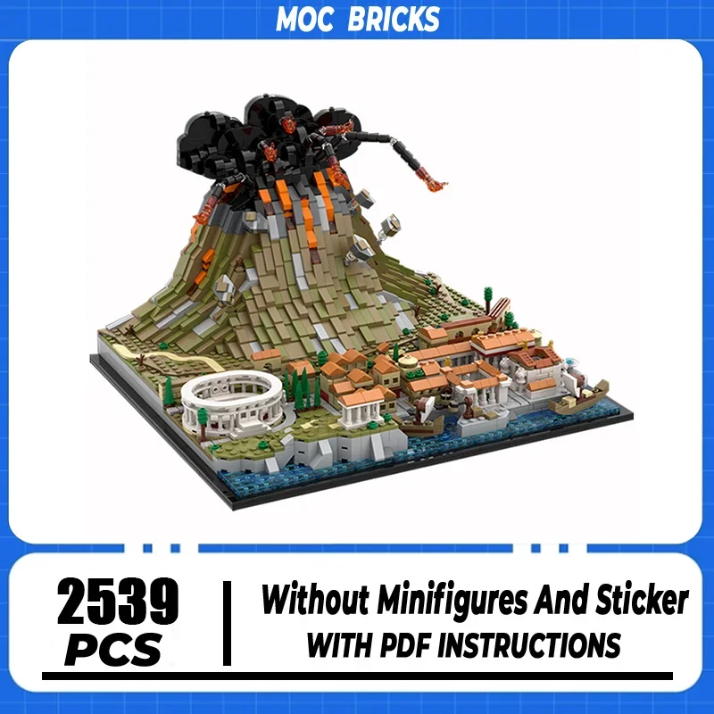 Модель уличного вида Moc, строительные блоки, конструктор везувиус Помпея, технология вулкана, модульные блоки, подарки, игрушки для детей, Наборы для творчества, сборка
Модель уличного вида Moc, строительные блоки, конструктор везувиус Помпея, технология вулкана, модульные блоки, подарки, игрушки для детей, Наборы для творчества, сборка