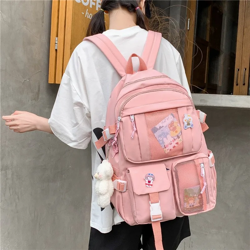 Girls Backpack For Student School Bag Teenager Girls Schoolbag Book Bags Pencil Case Women Travel Backpack Tote
Girls Backpack For Student School Bag Teenager Girls Schoolbag Book Bags Pencil Case Women Travel Backpack Tote