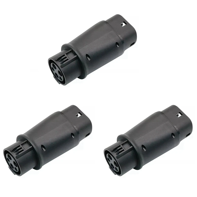 3X EVSE EV Adaptor 32A J1772 Type 1 To Type 2 Plug EV Adapter, Electric Cars Vehicle Charger Charging Connector
3X EVSE EV Adaptor 32A J1772 Type 1 To Type 2 Plug EV Adapter, Electric Cars Vehicle Charger Charging Connector