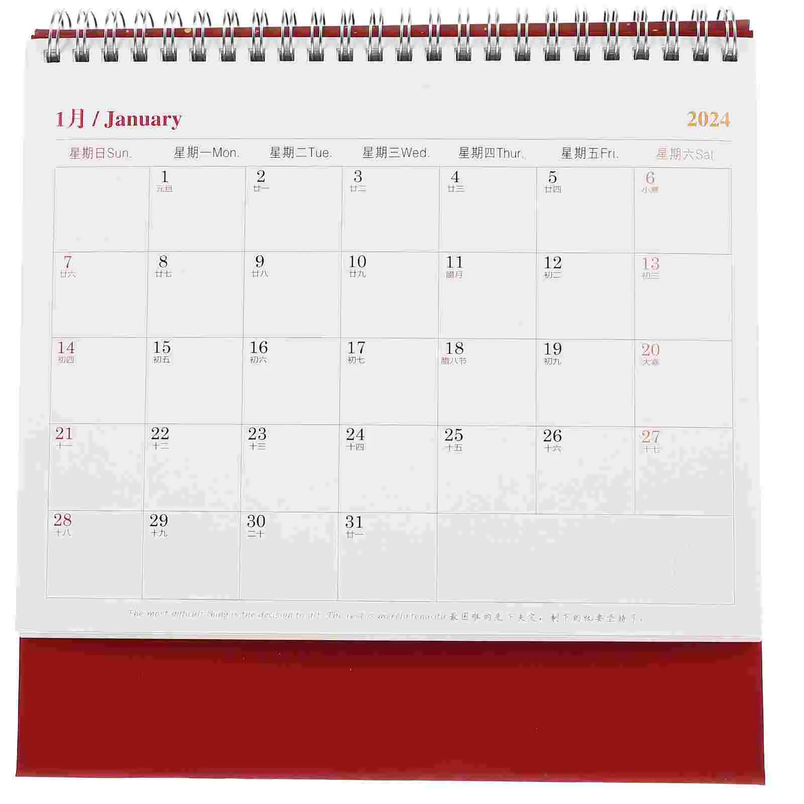 

2022 Desktop Calendars Tabletop Home 2024 Household for Paper Calender Small Office