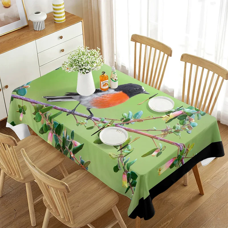 Rectangle Tablecloth Bird Spring Flower Tree Art Decor for Living Room Dining Kitchen Party Decoration 
Rectangle Tablecloth Bird Spring Flower Tree Art Decor for Living Room Dining Kitchen Party Decoration