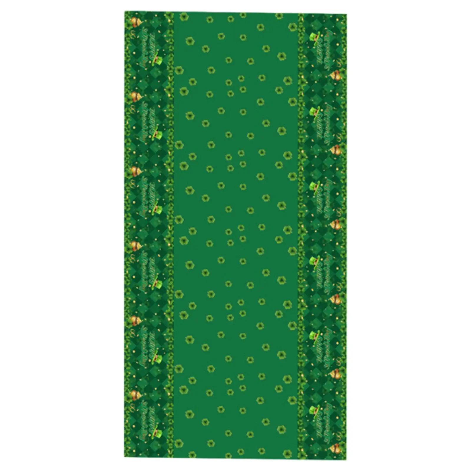 

ST. Patrick's Day Tablecloth 54 x 108 inch Buffalo Plaid Party Decor for Restaurant Dinner Table Banquet Festival Celebration