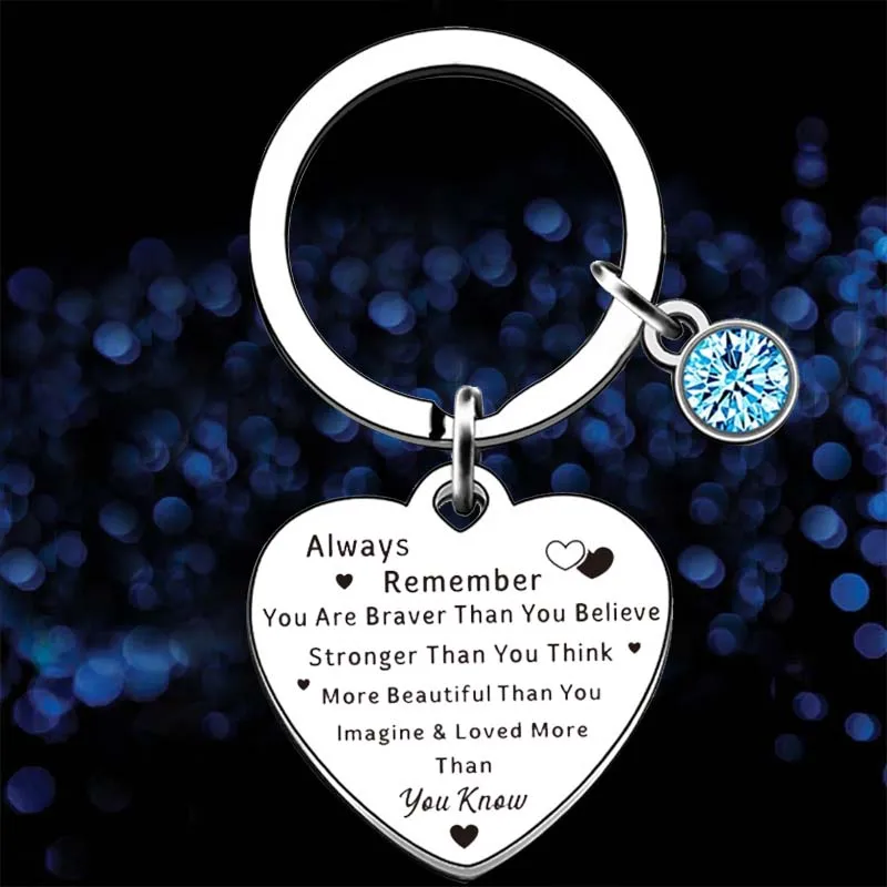 New Friends Gifts Keychain Pendant Always Remember You Are Braver Than You Think Key Chains Inspirational Gifts
New Friends Gifts Keychain Pendant Always Remember You Are Braver Than You Think Key Chains Inspirational Gifts