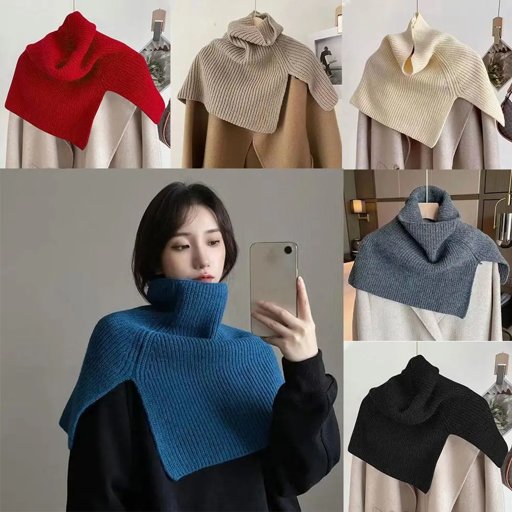 Solid Color Knitted Scarf Fashion Winter Supplies High Collar Cross Scarf Warm Accessories Knitted Shoulder Straps
Solid Color Knitted Scarf Fashion Winter Supplies High Collar Cross Scarf Warm Accessories Knitted Shoulder Straps