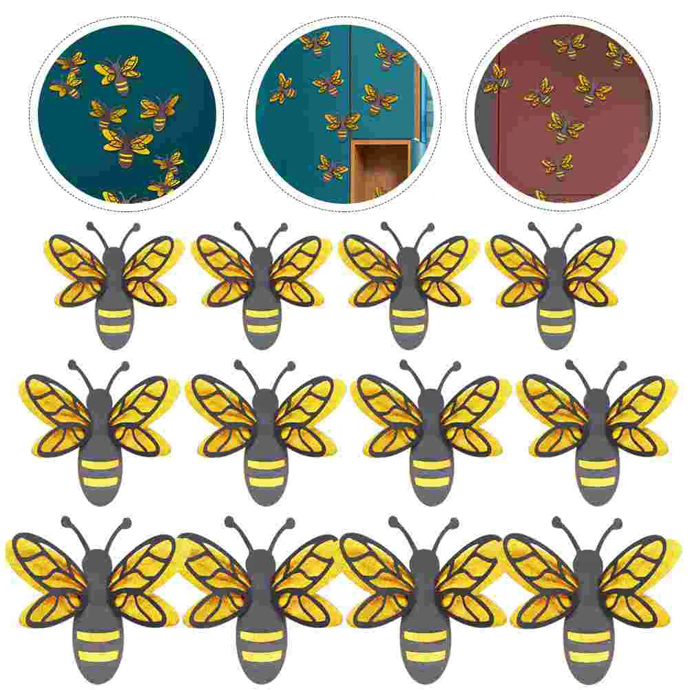 12 pcs Bee Wall Decals Kids Room 3D Bee Wall Stickers Decals Removable Bee Wall Decor Decals
12 pcs Bee Wall Decals Kids Room 3D Bee Wall Stickers Decals Removable Bee Wall Decor Decals