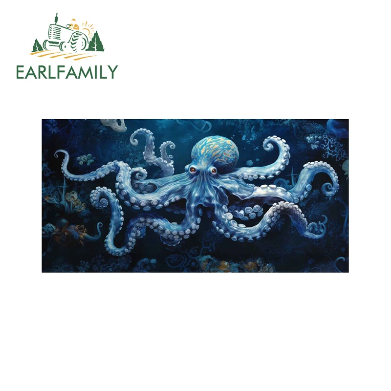 EARLFAMILY 13cm x 6.5cm for Blue Octopus Painting Car Sticker Racing Drifting Animal Decal Humorous Air Conditioner ATV Graphics 
EARLFAMILY 13cm x 6.5cm for Blue Octopus Painting Car Sticker Racing Drifting Animal Decal Humorous Air Conditioner ATV Graphics