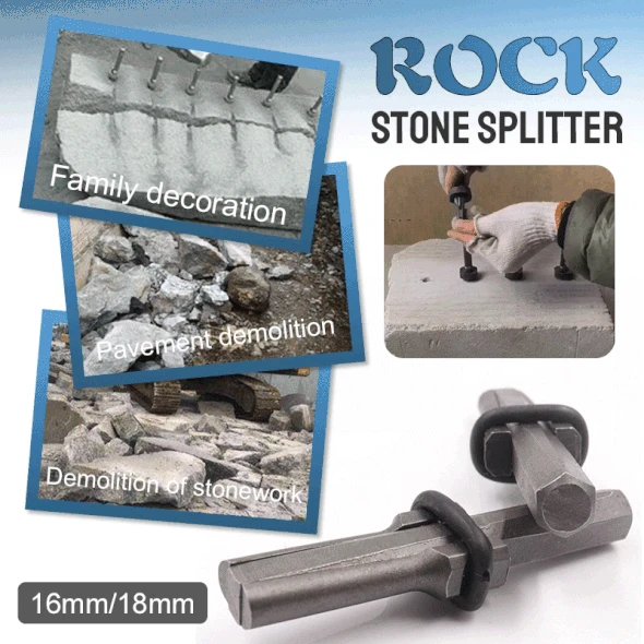 5 Set 16/18mm Metal Plug Wedges Feather Shims Concrete Stone Splitting Tool Rock Splitter Hand Tools Dropshipping
5 Set 16/18mm Metal Plug Wedges Feather Shims Concrete Stone Splitting Tool Rock Splitter Hand Tools Dropshipping