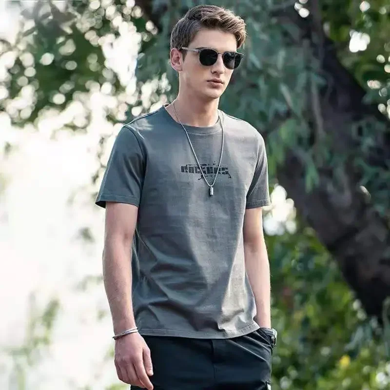 Male Tee Shirts Alphabet Clothes Print Top High Quality Streetwear Cool Men's T-shirt Black Chic Short Quarter Sleeve Slim Fit
Male Tee Shirts Alphabet Clothes Print Top High Quality Streetwear Cool Men's T-shirt Black Chic Short Quarter Sleeve Slim Fit