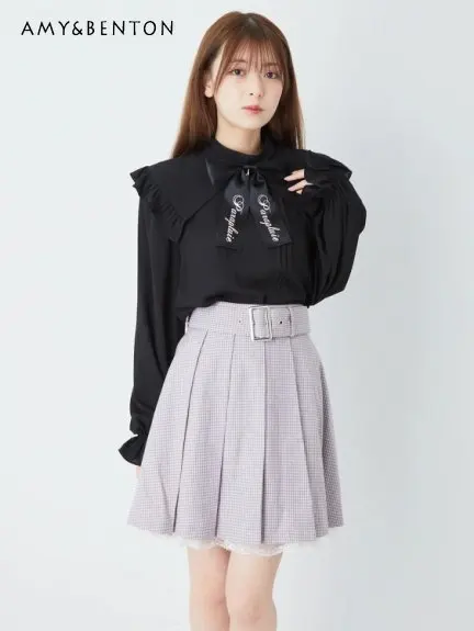 Women Mini Skirt 2022 Autumn New Japanese Sweet Plaid Skirt Lace Stitching Short Skirt for Women
Women Mini Skirt 2022 Autumn New Japanese Sweet Plaid Skirt Lace Stitching Short Skirt for Women