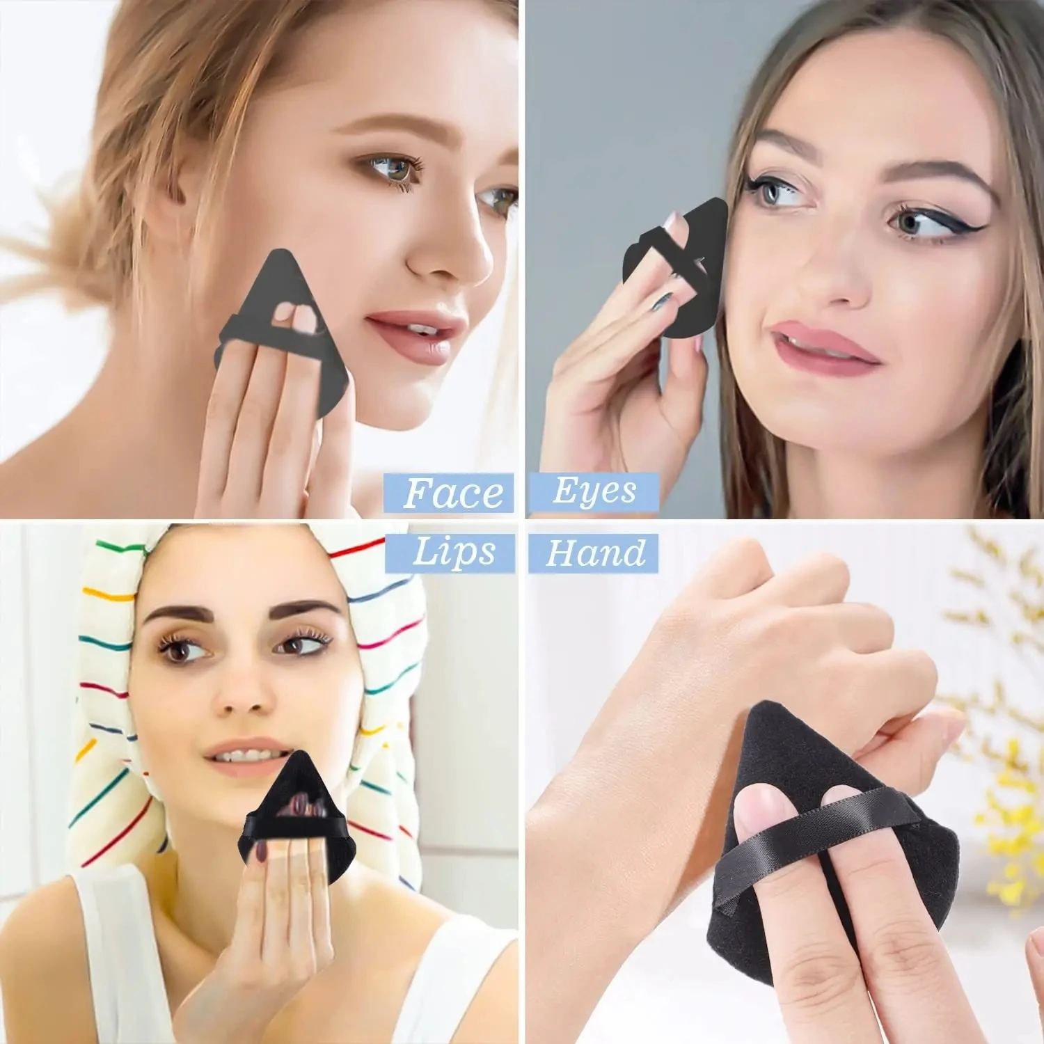 2/6 triangle powder puff facial make-up sponge soft velvet make-up basic make-up tool
2/6 triangle powder puff facial make-up sponge soft velvet make-up basic make-up tool