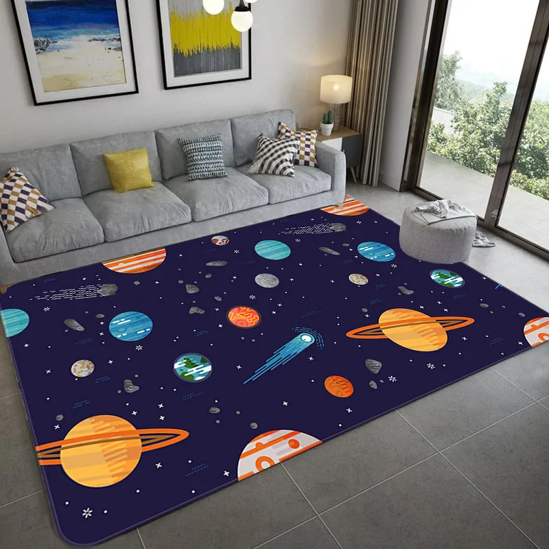Ковер Cartoon Space Universe Planet для детей, мягкая фланель, детский игровой коврик, прикроватный ковер для спальни, напольный коврик
Ковер Cartoon Space Universe Planet для детей, мягкая фланель, детский игровой коврик, прикроватный ковер для спальни, напольный коврик