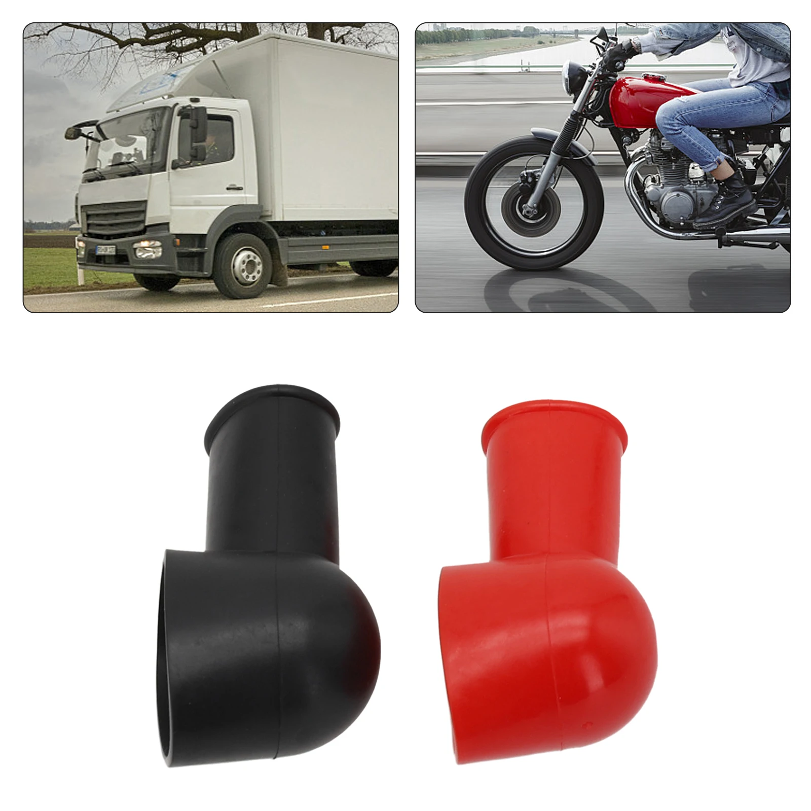 2pcs Battery terminal cover Cap Connector Car Auto Equipment Rubber Cover Protection Protector Practical Useful
2pcs Battery terminal cover Cap Connector Car Auto Equipment Rubber Cover Protection Protector Practical Useful