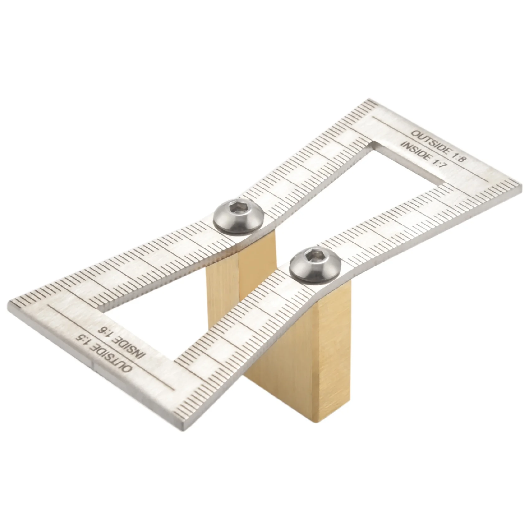 Dovetail Marker, Hand Cut Wood Joints Gauge Dovetail Guide Tool with Scale, Dovetail Template Size 1: 5-1: 6 and 1: 7-1: 8 for
Dovetail Marker, Hand Cut Wood Joints Gauge Dovetail Guide Tool with Scale, Dovetail Template Size 1: 5-1: 6 and 1: 7-1: 8 for