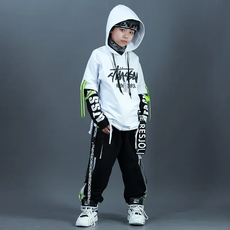 

Kid Sport Sets Hoodie Pant Boys Girls Streetwear Fashion Hip Hop Oversize Loose Casual Hooded Sweatshirt Pant Children Tracksuit