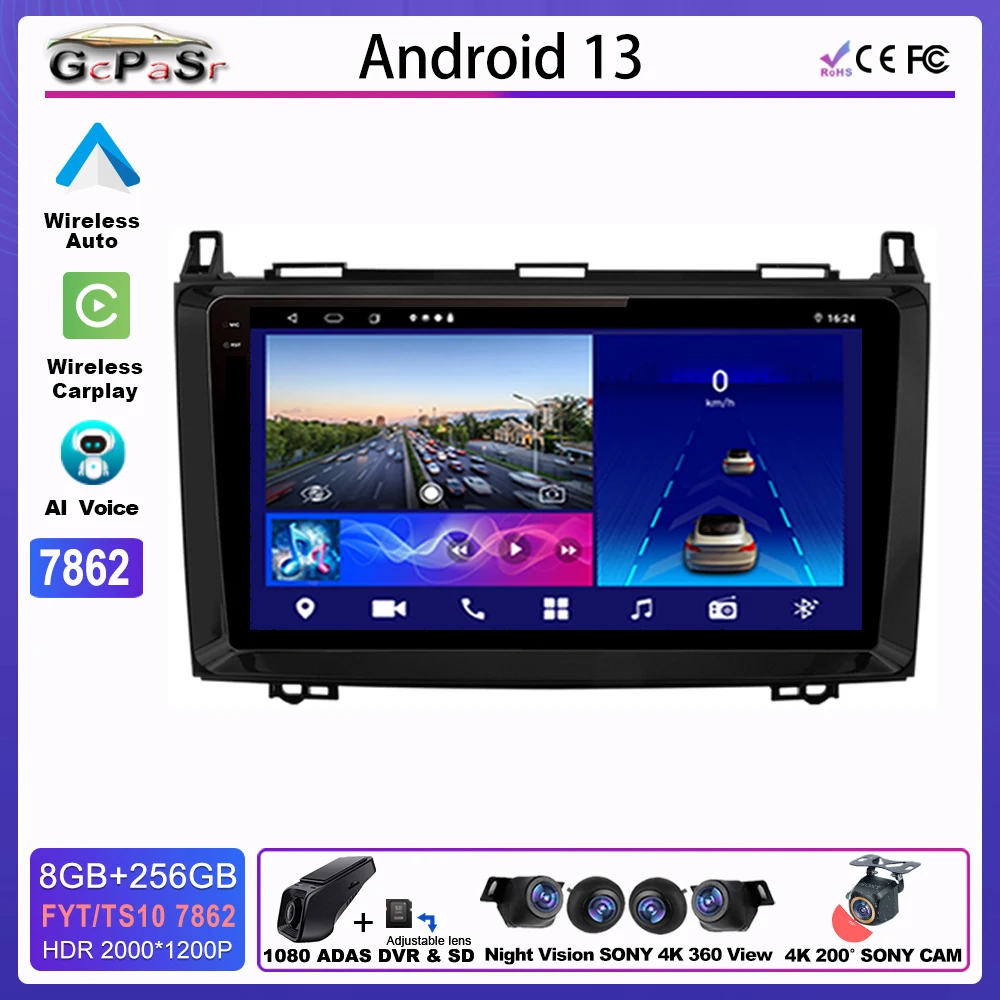 Radio Android Car For MERCEDES BENZ W169 W245 B200 W906 Multimedia 5G DVD Wifi Intelligent Systems Vehicle Camera
Radio Android Car For MERCEDES BENZ W169 W245 B200 W906 Multimedia 5G DVD Wifi Intelligent Systems Vehicle Camera
