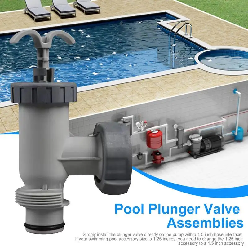 New Pool Plunger Valves Plunger Valves Shut Off Plunger Assembly Pool Fitting Adapter Replacement Part For Pool Filter Pump
New Pool Plunger Valves Plunger Valves Shut Off Plunger Assembly Pool Fitting Adapter Replacement Part For Pool Filter Pump