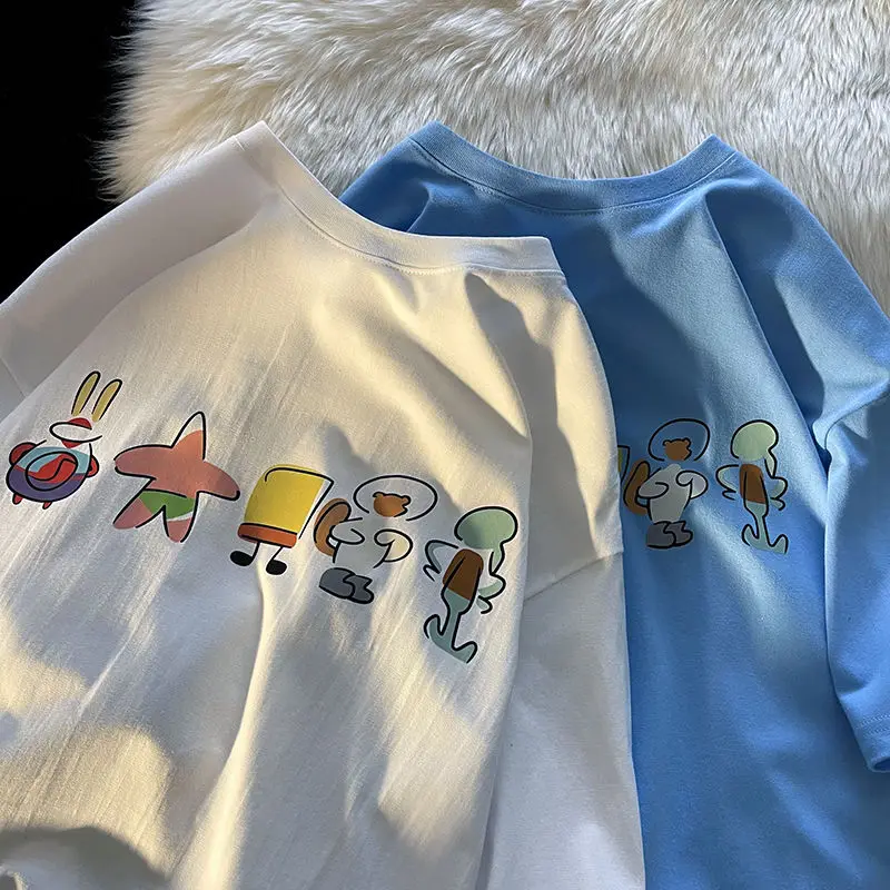 Hip Hop Creative American Cartoon T Shirts Women Girls Cute Anime Print Cotton Y2K Top 2022 Summer Comfort Loose Casual Harajuku
Hip Hop Creative American Cartoon T Shirts Women Girls Cute Anime Print Cotton Y2K Top 2022 Summer Comfort Loose Casual Harajuku