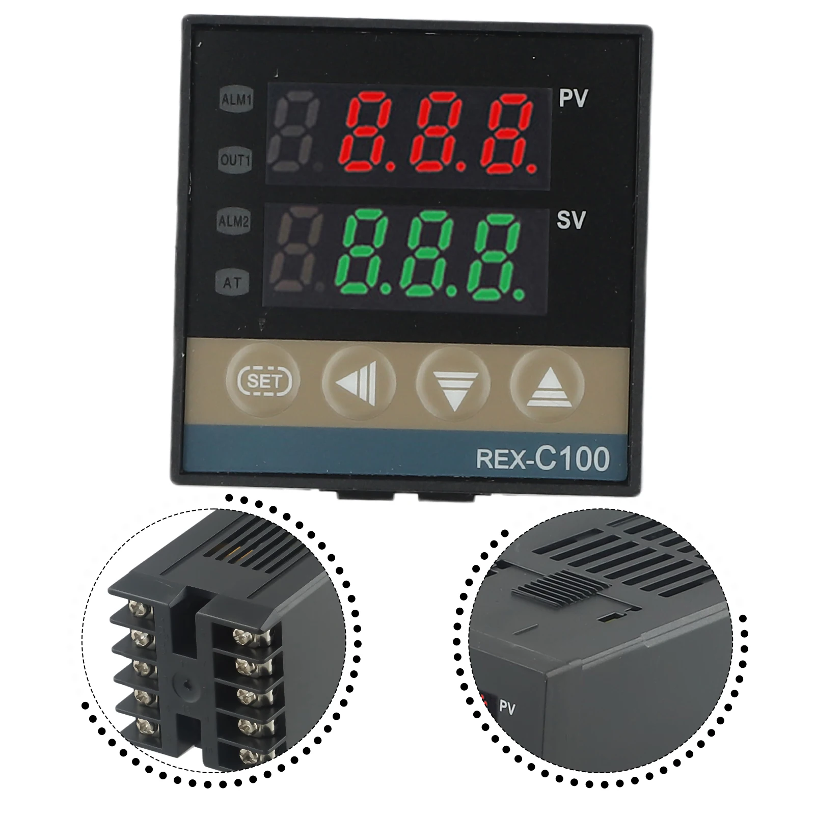 Temperature Controller K Thermocouple K Type Probe Sensor REX-C100 SSR 40DA K Temperature Controller 1300℃ Thermocouple Durable
Temperature Controller K Thermocouple K Type Probe Sensor REX-C100 SSR 40DA K Temperature Controller 1300℃ Thermocouple Durable