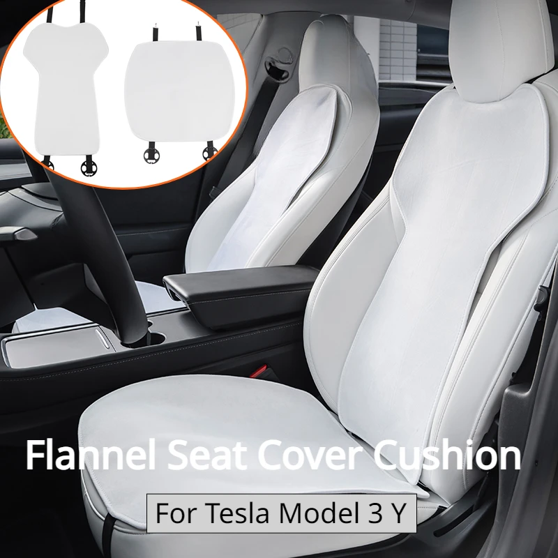 Seat Cover Cushion for Tesla Model 3 Y Flannel White Seat Protection Mat Anti-dirty Non-slip Cushion Car Interior Accessories
Seat Cover Cushion for Tesla Model 3 Y Flannel White Seat Protection Mat Anti-dirty Non-slip Cushion Car Interior Accessories