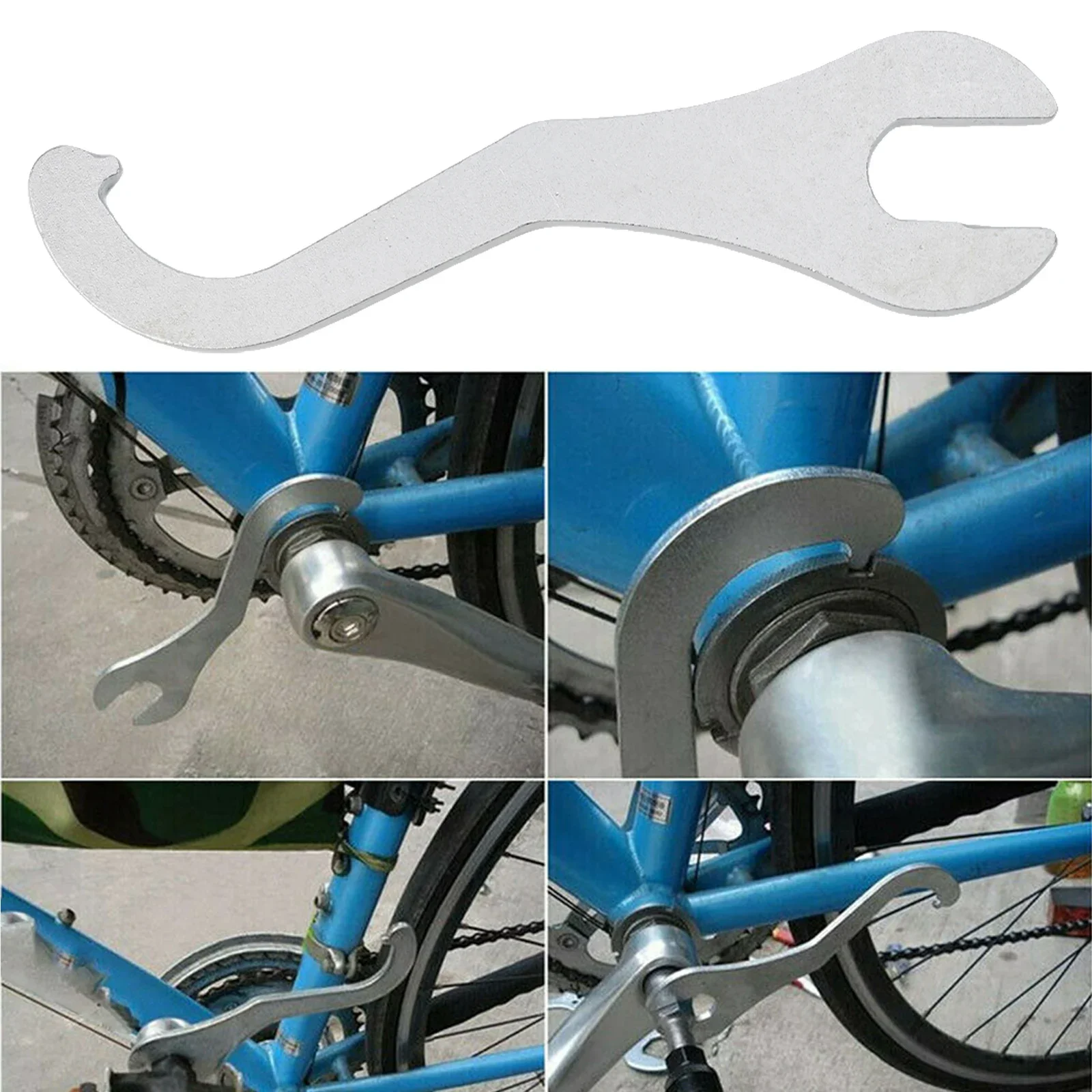 Stainless Steel Lock Ring Remover Lock Ring Remover 15.5*4.4cm Repair Tool Tool Wrench Bicycle Bike Convenient
Stainless Steel Lock Ring Remover Lock Ring Remover 15.5*4.4cm Repair Tool Tool Wrench Bicycle Bike Convenient