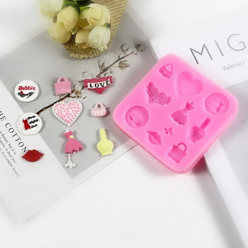 Силиконовая форма Love Bag для одежды, губ, украшение для торта из помадки, шоколадная бумажная чашка, аксессуары для десертов, кухонные инструменты для выпечки
Силиконовая форма Love Bag для одежды, губ, украшение для торта из помадки, шоколадная бумажная чашка, аксессуары для десертов, кухонные инструменты для выпечки