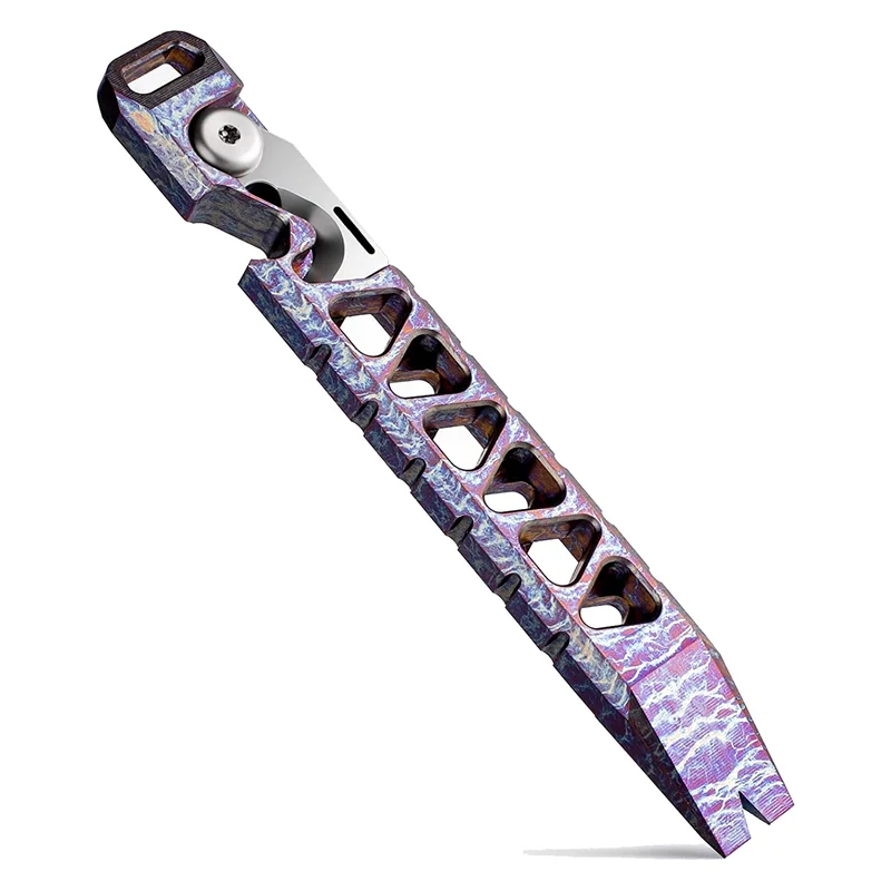 Titanium Pry Bar, Keychain Multitool Tool, Pocket Tool Bottle Opener Keychain Outdoor Tool,Titanium Key
Titanium Pry Bar, Keychain Multitool Tool, Pocket Tool Bottle Opener Keychain Outdoor Tool,Titanium Key
