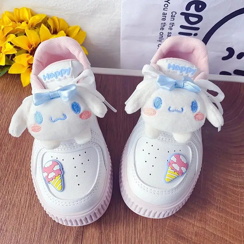 Sanrio My Melody Cinnamoroll Kawaii Anime Soft Soled White Shoes Kuromi Hello Kitty Cute Cartoon Sneakers Lovely Toys for Kids
Sanrio My Melody Cinnamoroll Kawaii Anime Soft Soled White Shoes Kuromi Hello Kitty Cute Cartoon Sneakers Lovely Toys for Kids