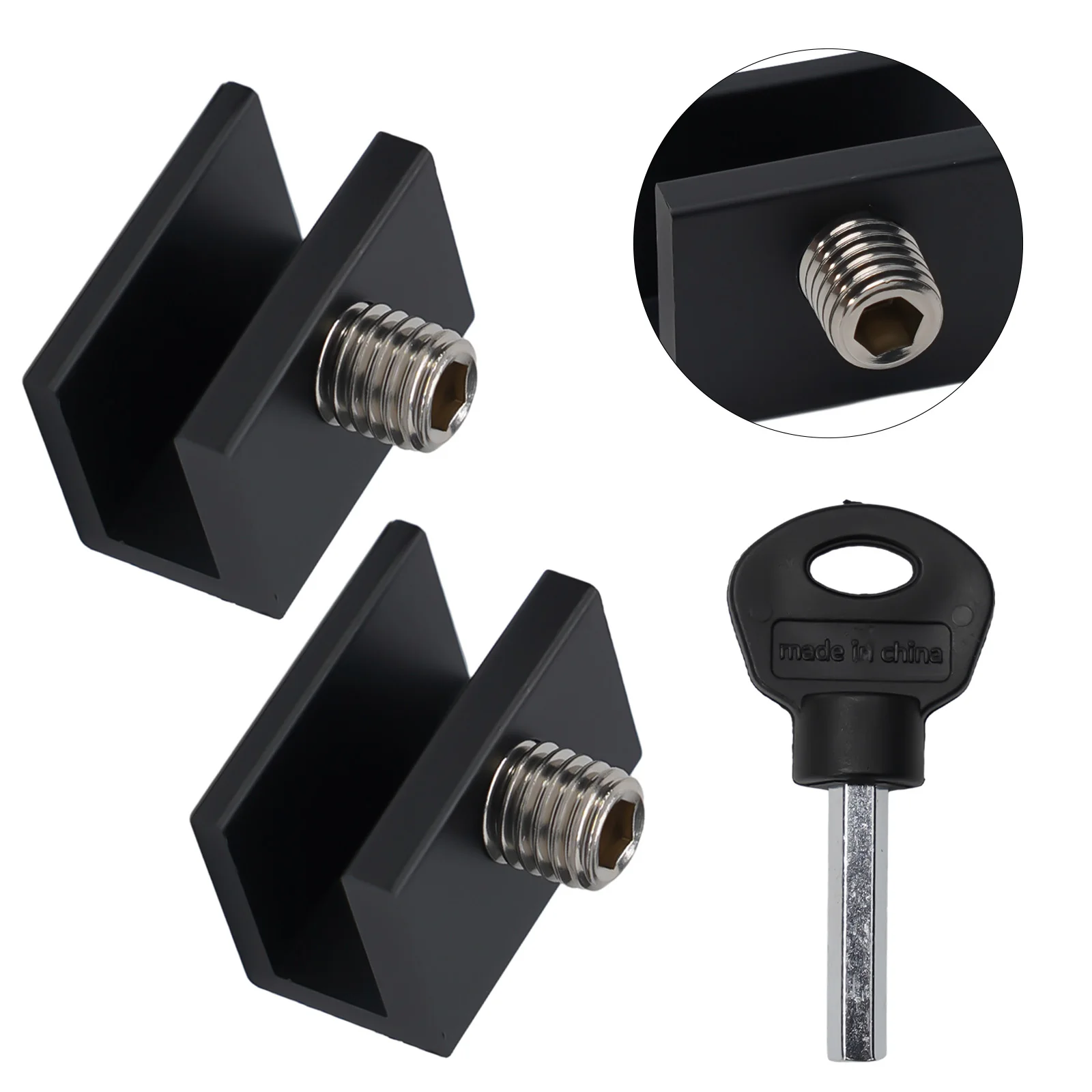 2pcs Aluminum Adjustable Lock Stopper Safety Locks For Kids And Pets Anti-theft Door Lock Silver/Black
2pcs Aluminum Adjustable Lock Stopper Safety Locks For Kids And Pets Anti-theft Door Lock Silver/Black