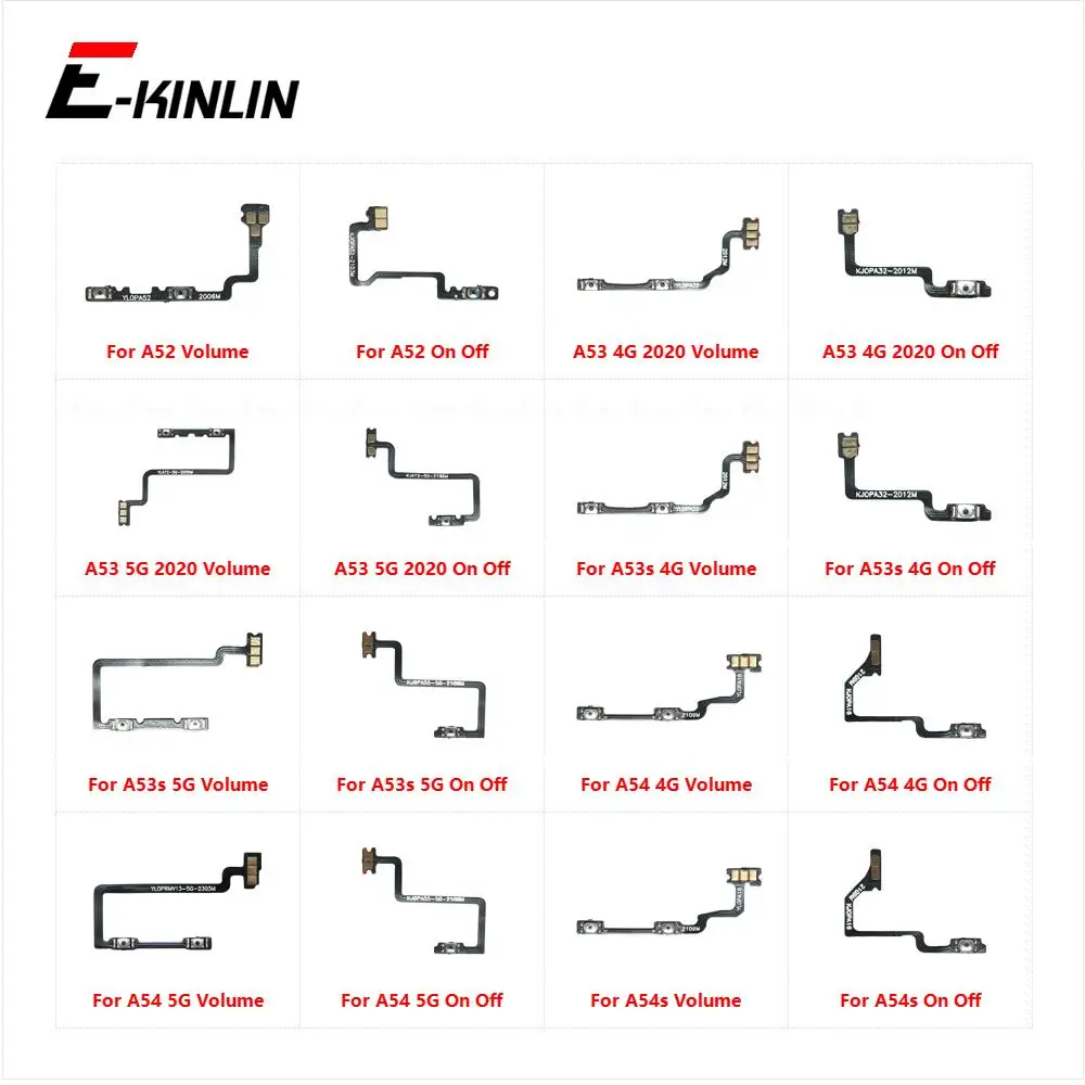 Power ON OFF Mute Switch Control Key Volume Button Flex Cable For OPPO A52 A53 A53s A54 A54s 2020 4G 5G Replacement Parts
Power ON OFF Mute Switch Control Key Volume Button Flex Cable For OPPO A52 A53 A53s A54 A54s 2020 4G 5G Replacement Parts