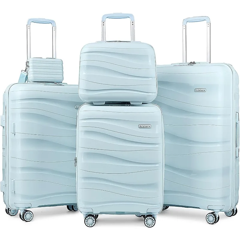 Luggage Sets 3 Piece Expandable Suitcase Set, PP Hardshell Suitcase with Spinner Wheels,Lightweight Carry On Luggage with TSA
Luggage Sets 3 Piece Expandable Suitcase Set, PP Hardshell Suitcase with Spinner Wheels,Lightweight Carry On Luggage with TSA