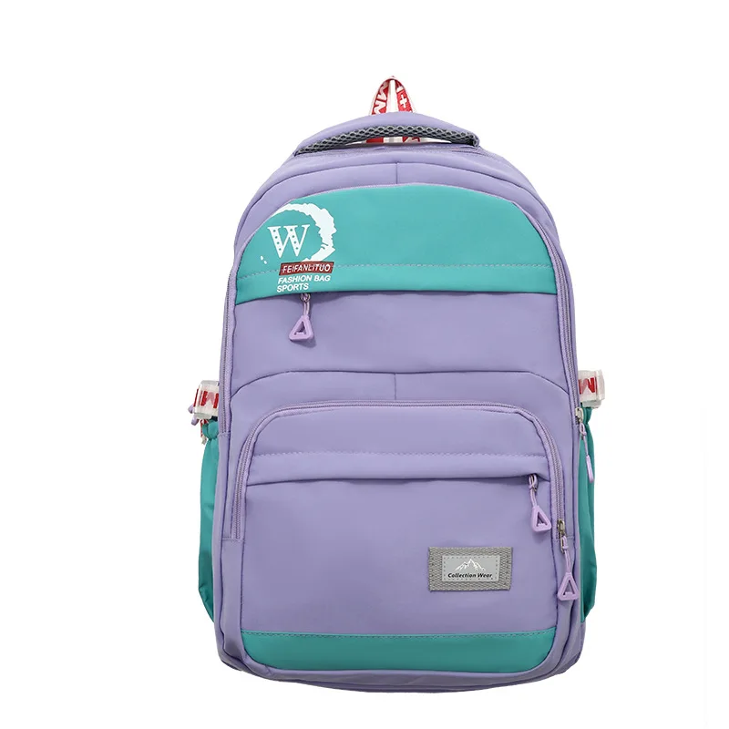 

Middle School Bags for Girls Teenagers Boys College Student Backpack Women Nylon Bookbag