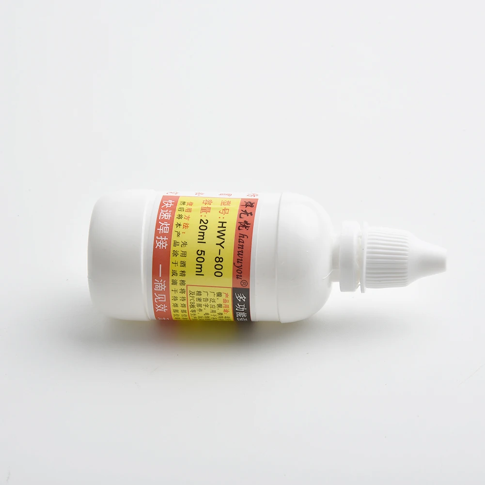 50ml Stainless Steel Flux Soldering Paste Liquid Solder Tool Quick Welding HLY-800 Strong Adhesive Welding Glue
50ml Stainless Steel Flux Soldering Paste Liquid Solder Tool Quick Welding HLY-800 Strong Adhesive Welding Glue