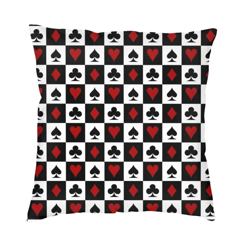 Шахматная доска, игральные карты, костюмы, подушка с рисунком, Чехол 45x45 см для дивана, клетчатая ткань, мягкая подушка, чехол
Шахматная доска, игральные карты, костюмы, подушка с рисунком, Чехол 45x45 см для дивана, клетчатая ткань, мягкая подушка, чехол